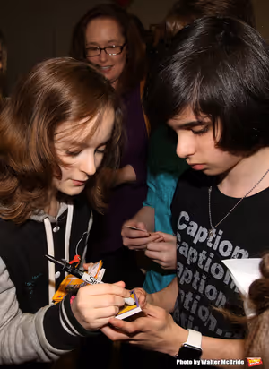 Sydney Lucas and Oscar Williams  Photo