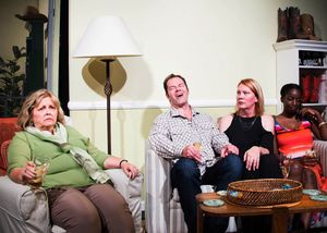 Ellie (Rebecca Taylor), A.J. (Derek Long), Kate, (Karen Wray), and Samantha (C.J. Williams) @ BroadwayWorld Ellie (Rebecca Taylor), A.J. (Derek Long), Kate, (Karen Wray), and Samantha (C.J. Wil Photo