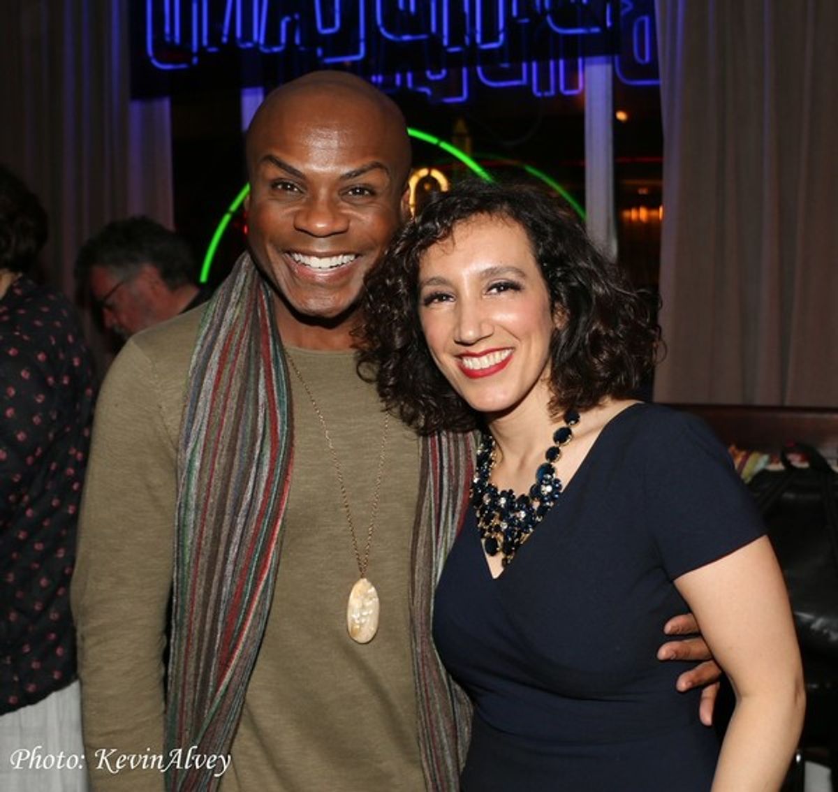 Nathan Lee Graham and Gabrielle Stravelli at 