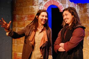 Catherine Talton (Hortensio), Elisabeth Preston (Petruchio) @ BroadwayWorld Catherine Talton (Hortensio), Elisabeth Preston (Petruchio) Photo