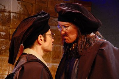 Amy Driesler (Lucentio), Catherine Talton (Hortensio) Photo