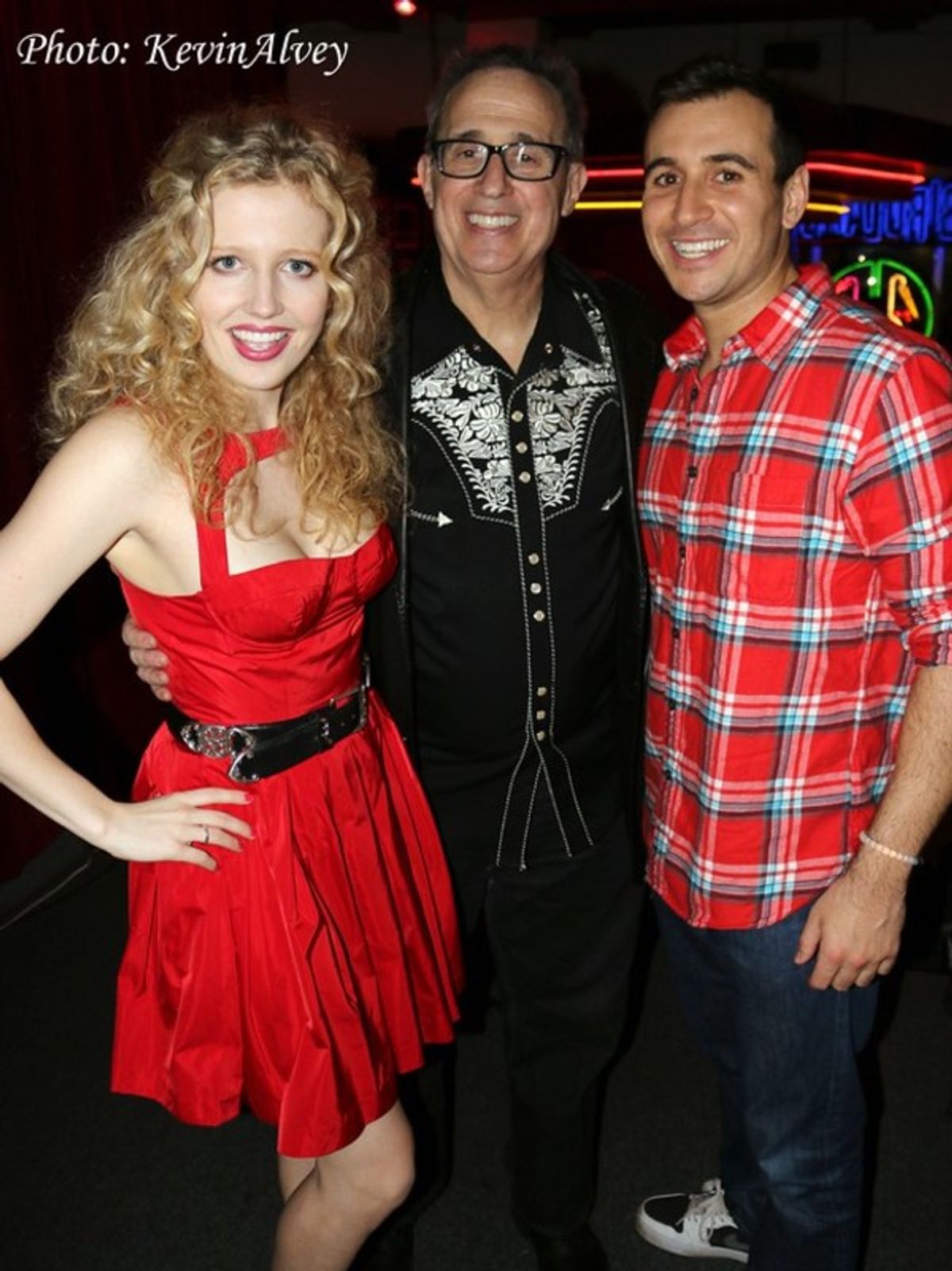 Savannah Brown, David Friedman and Christopher Derosa at 