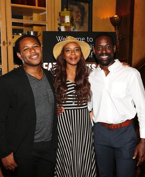 Larry Powell, Sameerah Luqmaan-Harris and Sterling K. Brown @ BroadwayWorld Larry Powell, Sameerah Luqmaan-Harris and Sterling K. Brown Photo