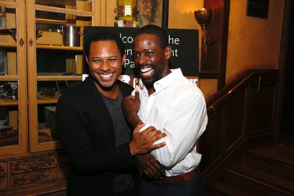 Larry Powell and Sterling K. Brown Photo