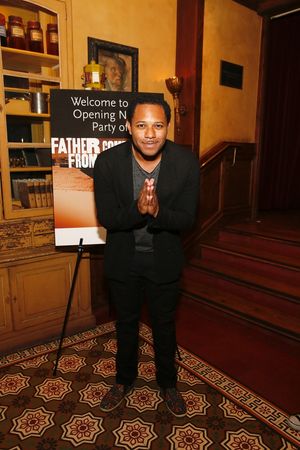 Cast member Larry Powell poses during the party for the opening night performance of "Father Comes Home From The Wars (Parts 1, 2 & 3)" at Center Theatre Group/Mark Taper Forum on Sunday, April 17, 2016, in Los Angeles, California. (Photo by Ryan Miller/C @ BroadwayWorld Cast member Larry Powell poses during the party for the opening night performance of Photo