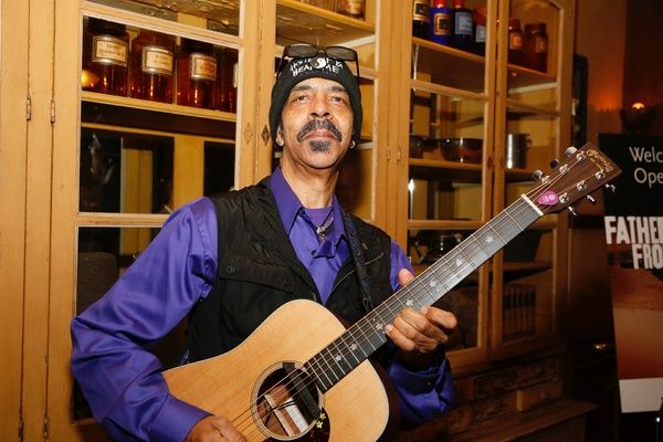 Cast member/music director Steven Bargonetti poses during the party for the opening n Photo