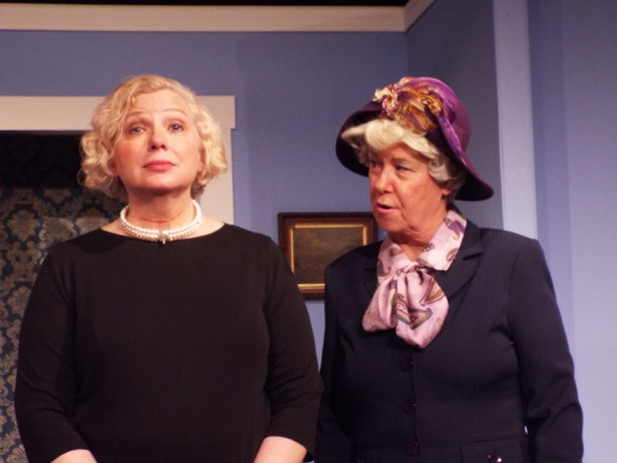 Theresa Swartz and Virginia Barrie at 