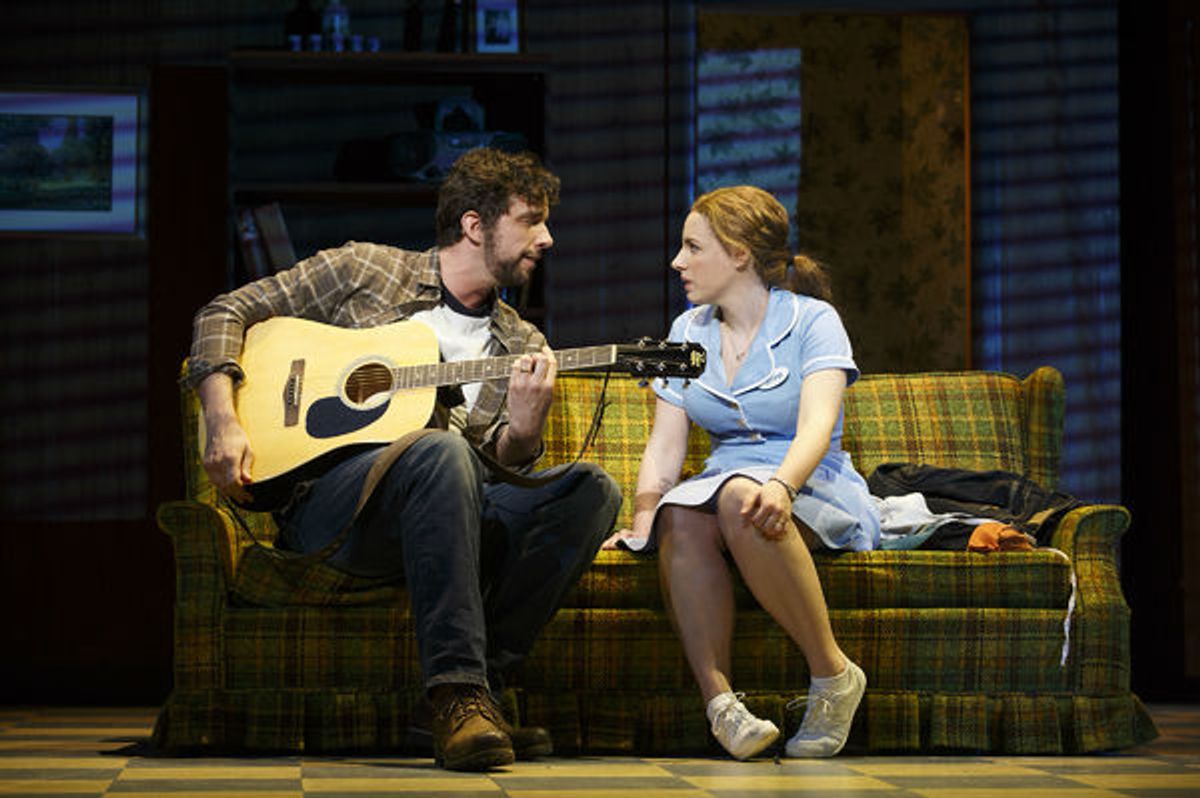Nick Cordero (Earl) and Jessie Mueller (Jenna) at 