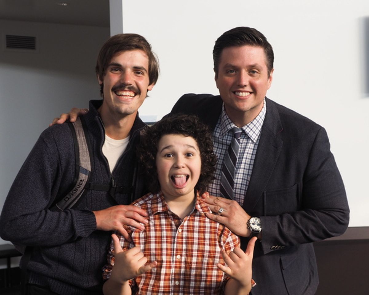 Tyler Miclean, Dante Marenco, and T.J. Dawson at 