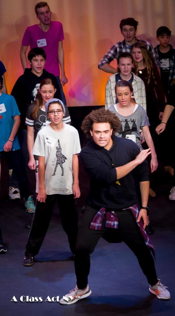 Andrew Chappelle teaching iconic HAMILTON choreography Photo