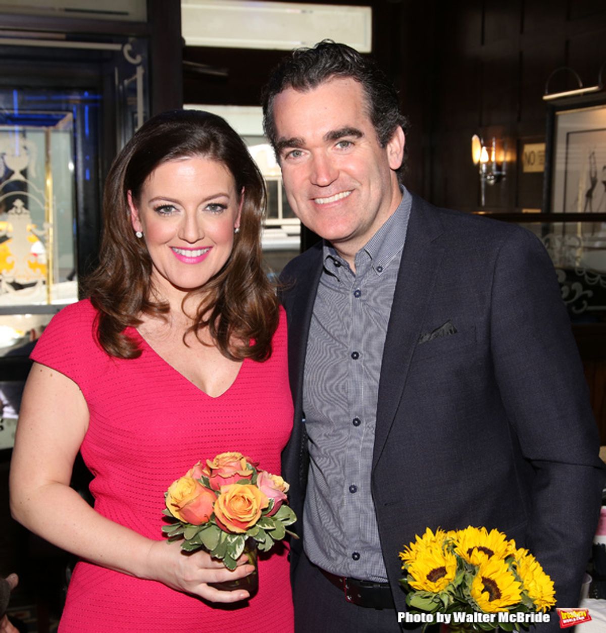 Jennifer Simard and Brian d'Arcy James  at 