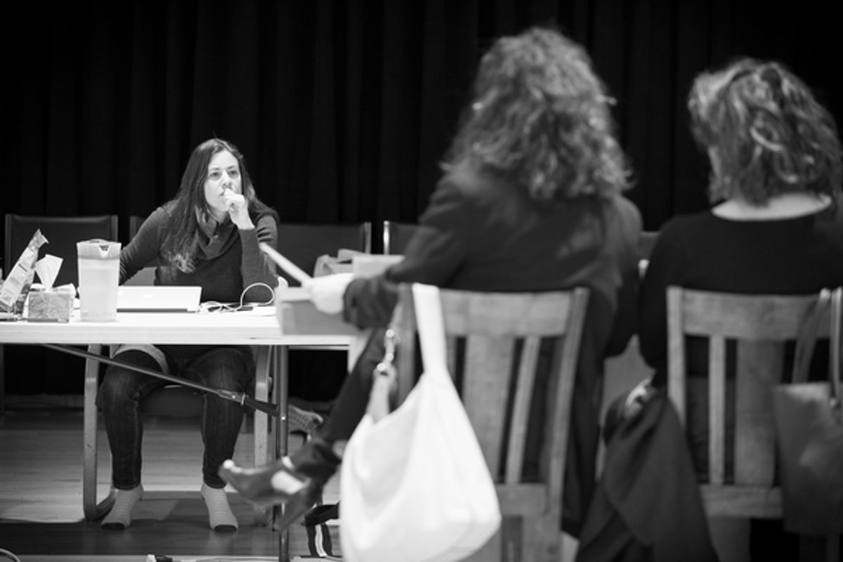 Sharyn Rothstein, Leslie Ayvazian, Caroline Aaron at 