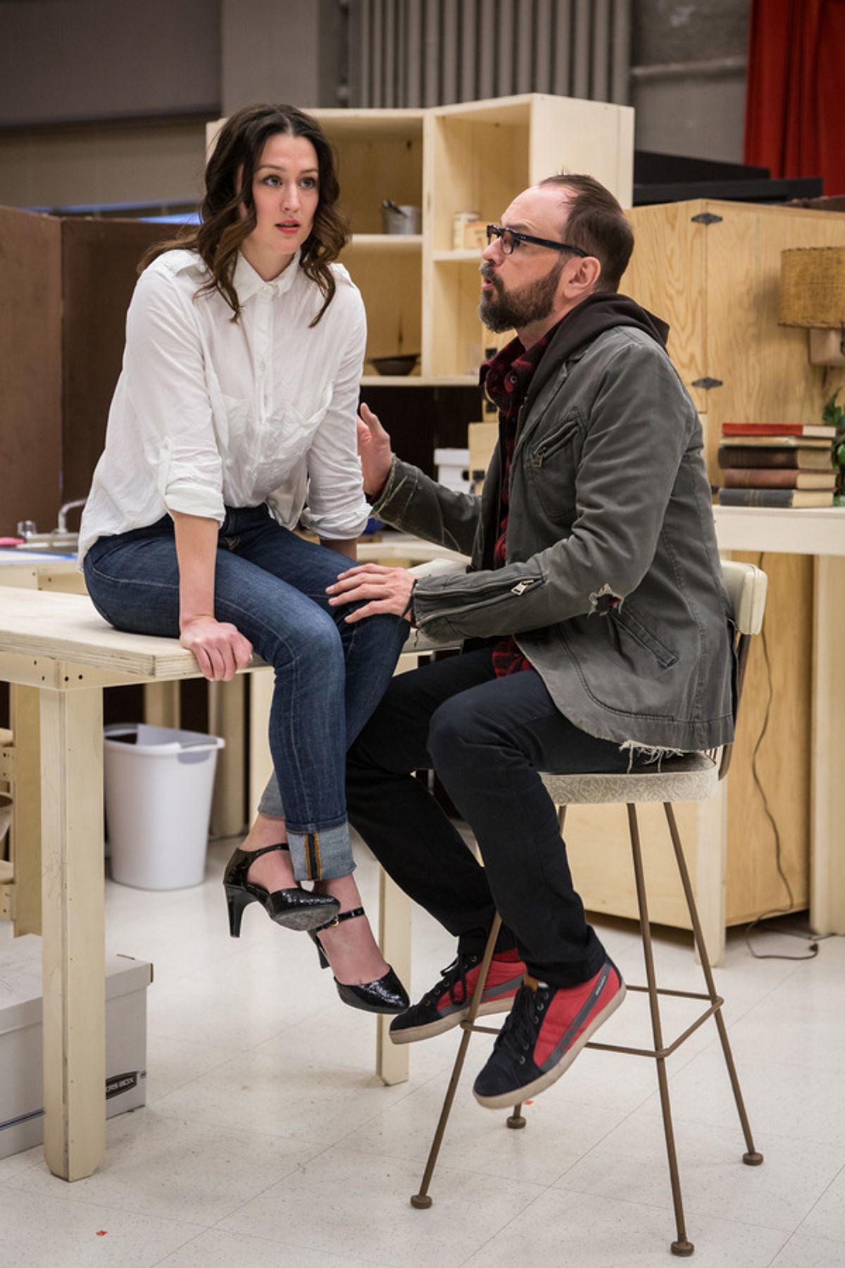 Kristen Magee (Gloria) and Grant James Varjas (David) at 