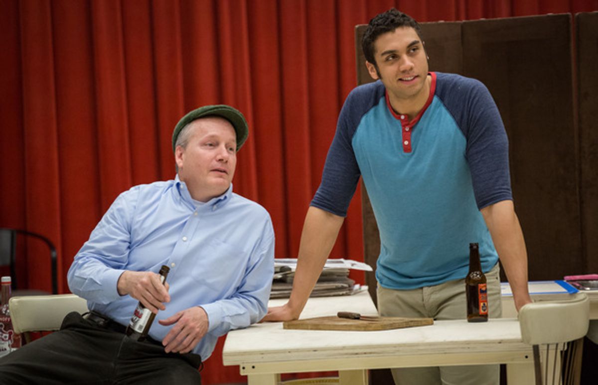 Guy Van Swearingen (Wally Oâ€™Hara) and Travis A. Knight (Alton) at 