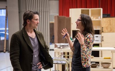 Chris Stack (Sidney) and Anne Kauffman () Photo