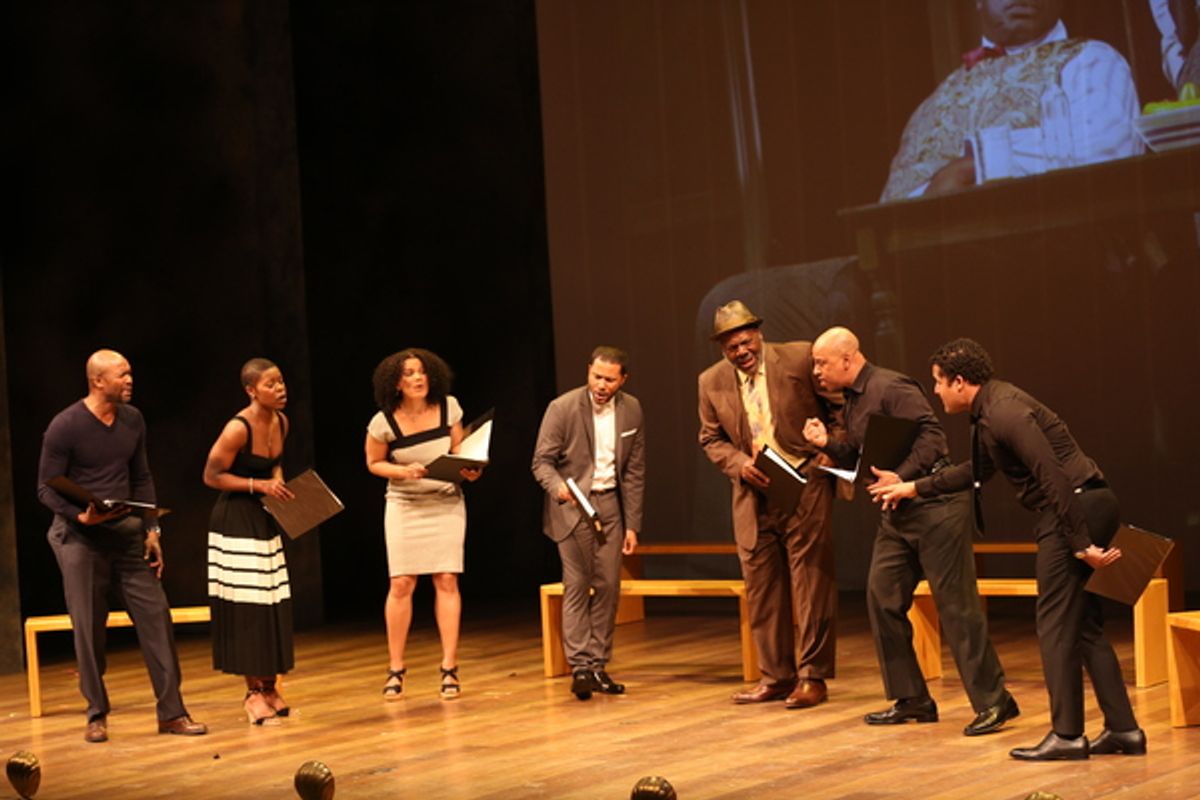  Leon Addison Brown, Chuck Cooper, Brandon Dirden, Jason Dirden, Frankie Faison, January LaVoy, Roslyn Ruff and Ruben Santiago-Hudson (August Wilson Season) at 