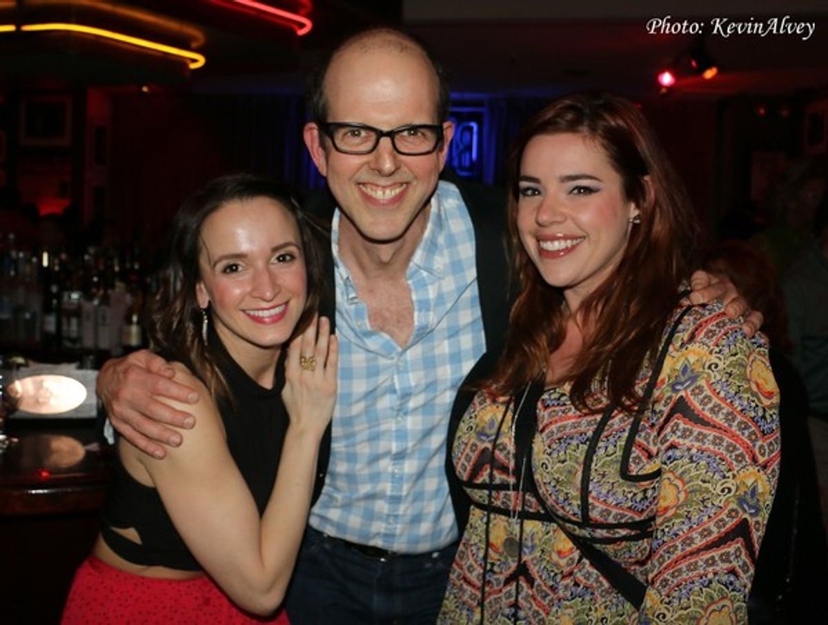 Emily Padgett, Jeff Blumenkrantz and Alysha Umphress at 