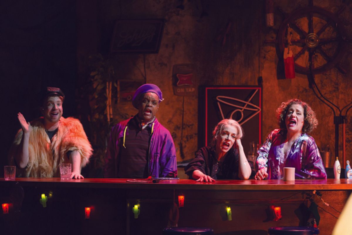 J. Clint Allen, Kevin Mambo, Ellen Harvey and Mary Testa at 