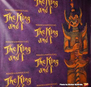 Daniel Dae Kim and Marin Mazzie pose for photographs during 'The King and I' new cast meet & greet held at the Lincoln Center theater studio on April 20, 2016 in New York City. @ BroadwayWorld Daniel Dae Kim and Marin Mazzie pose for photographs during 'The King and I' new cast Photo