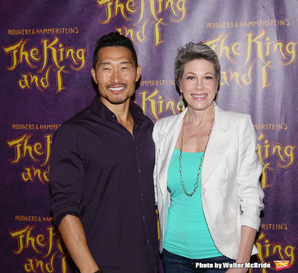 Daniel Dae Kim and Marin Mazzie at 