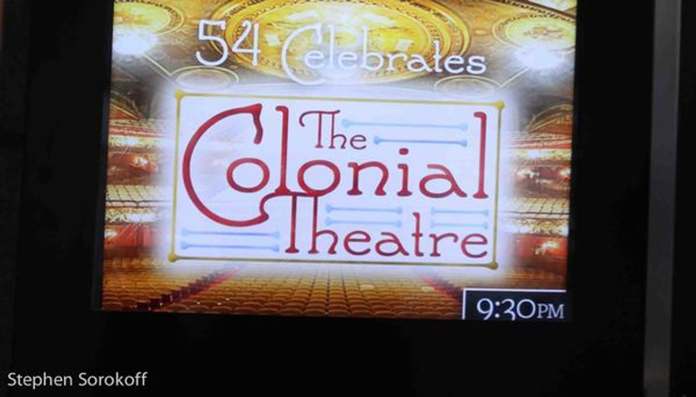 Photo Coverage: Feinstein's/54 Below Celebrates The Colonial Theatre  Image