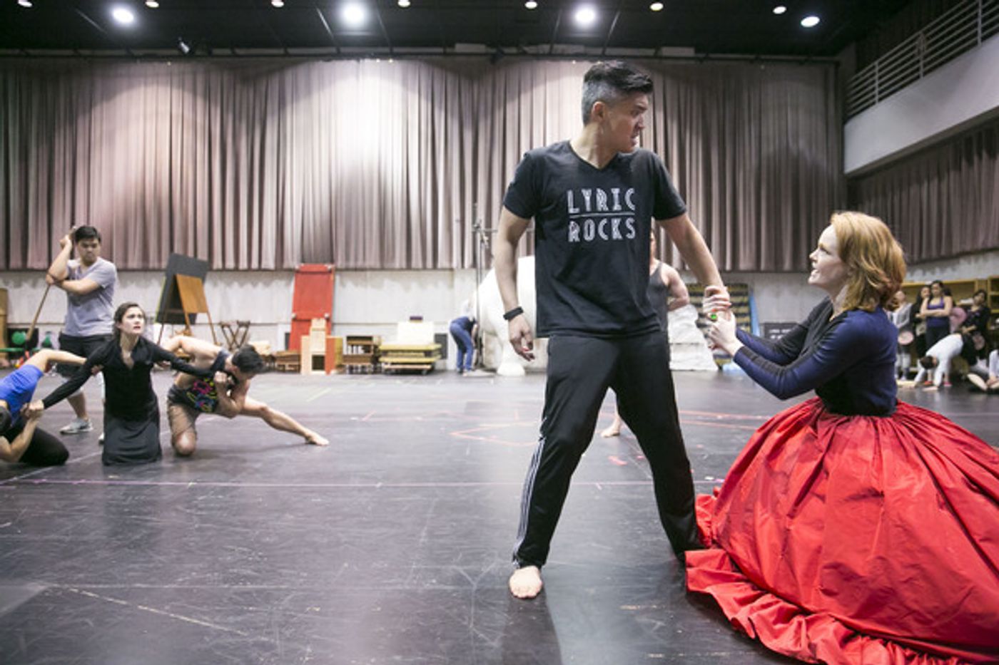 Photo Flash: In Rehearsal with Kate Baldwin, Paolo Montalban and More for THE KING AND I at the Lyric  Image