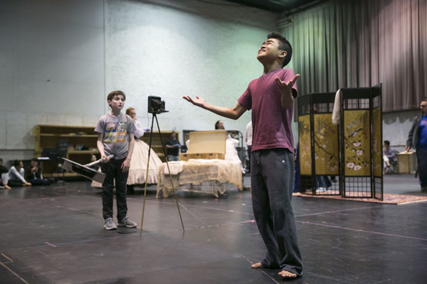 Photo Flash: In Rehearsal with Kate Baldwin, Paolo Montalban and More for THE KING AND I at the Lyric  Image