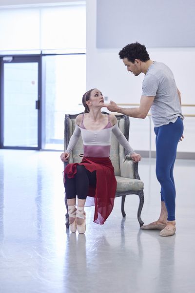 Hannah Bateman as Jane Eyre and Javier Torres as Mr. Rochester Photo