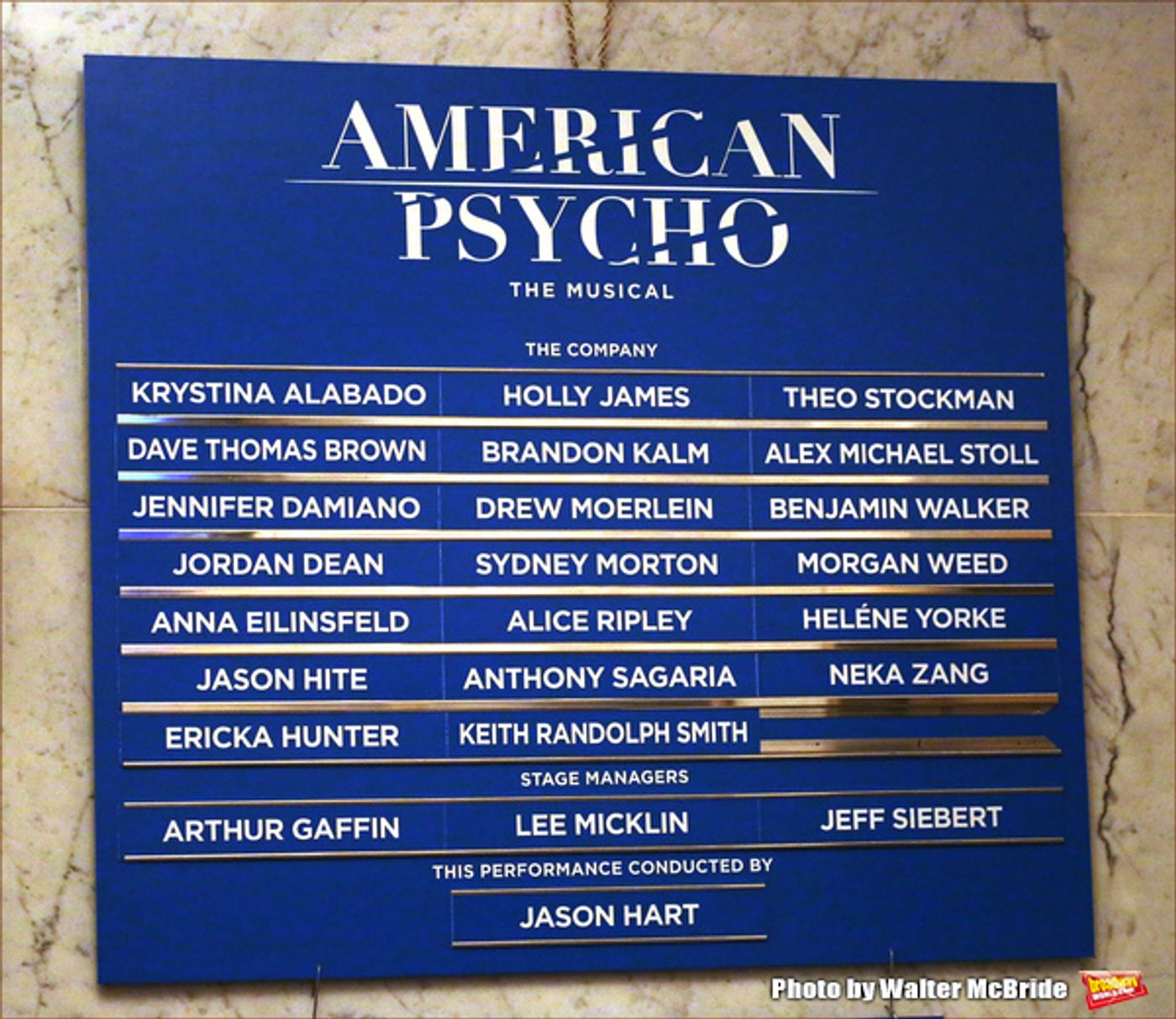 Photo Coverage: AMERICAN PSYCHO Begins Its Broadway Killing Spree- Inside the Opening Night Bows!  Image
