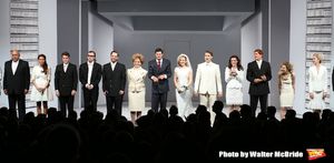 Theo Stockman, Alice Ripley, Benjamin Walker, Helene Yorke, Drew Moerlein and Jennifer Damiano with the cast @ BroadwayWorld Theo Stockman, Alice Ripley, Benjamin Walker, Helene Yorke, Drew Moerlein and Jennife Photo
