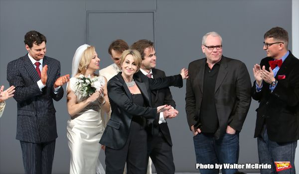 Benjamin Walker, Helene Yorke, Lynne Page, Rupert Goold, Duncan Sheik, Bret Easton El Photo