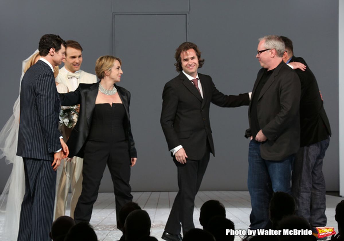 Benjamin Walker,Lynne Page, Rupert Goold and Bret Easton Ellis  at 