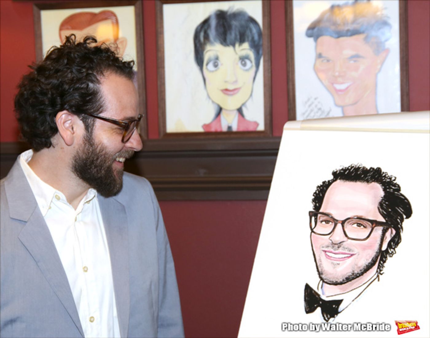 Photo Coverage: The Tony-Winning FUN HOME Team Gets Immortalized at Sardi's!  Image