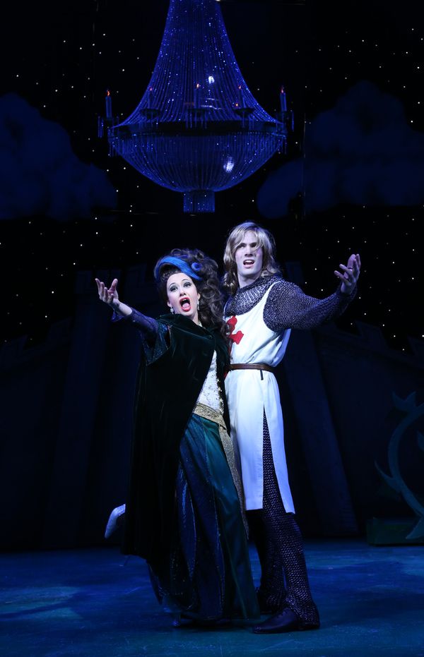 Mariand Torres and Chester Martin as Denis Gallahad  Photo