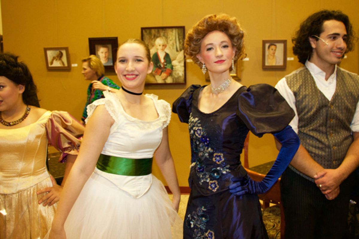 Emily Branton and Becky Evans at 