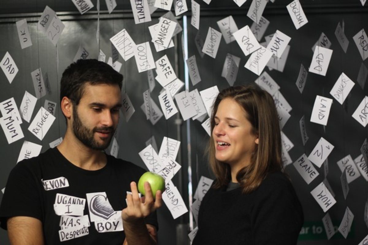 Joe Sellman-Leava and Katharina Reinthaller at 