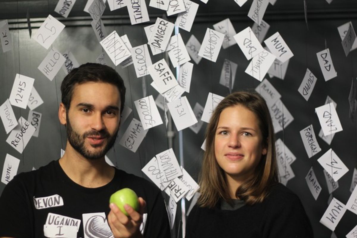 Joe Sellman-Leava and Katharina Reinthaller at 