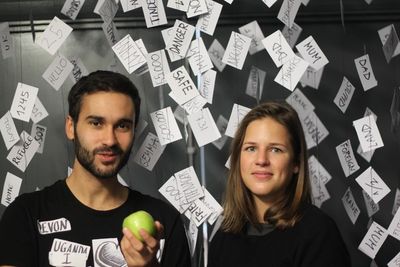 Joe Sellman-Leava and Katharina Reinthaller Photo