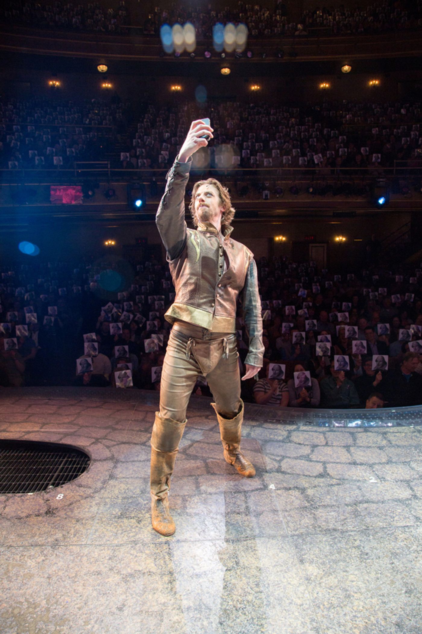 Photo Coverage: SOMETHING ROTTEN Celebrates First Year on Broadway with Shakespeare Selfie  Image
