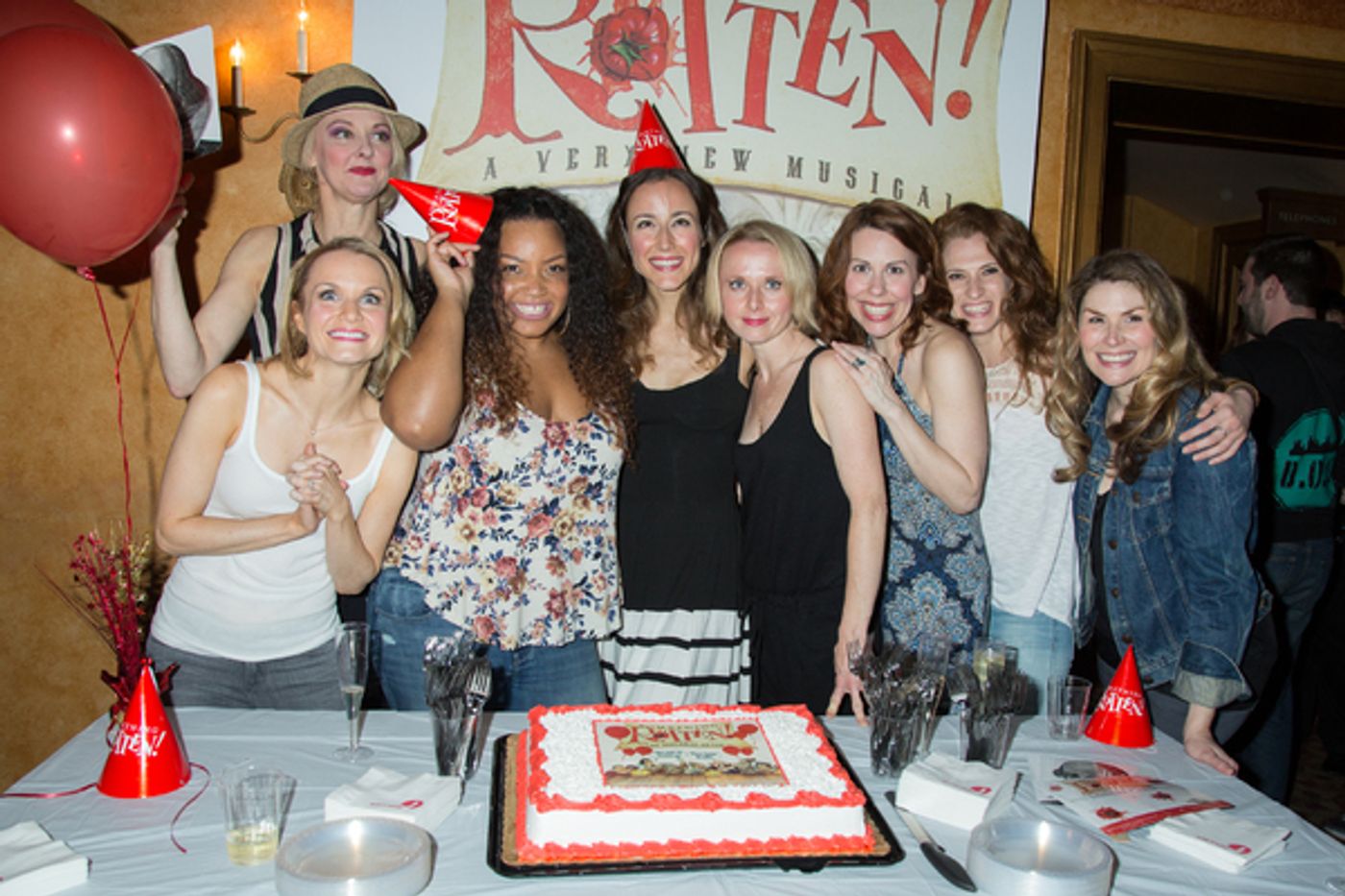 Photo Coverage: SOMETHING ROTTEN Celebrates First Year on Broadway with Shakespeare Selfie  Image