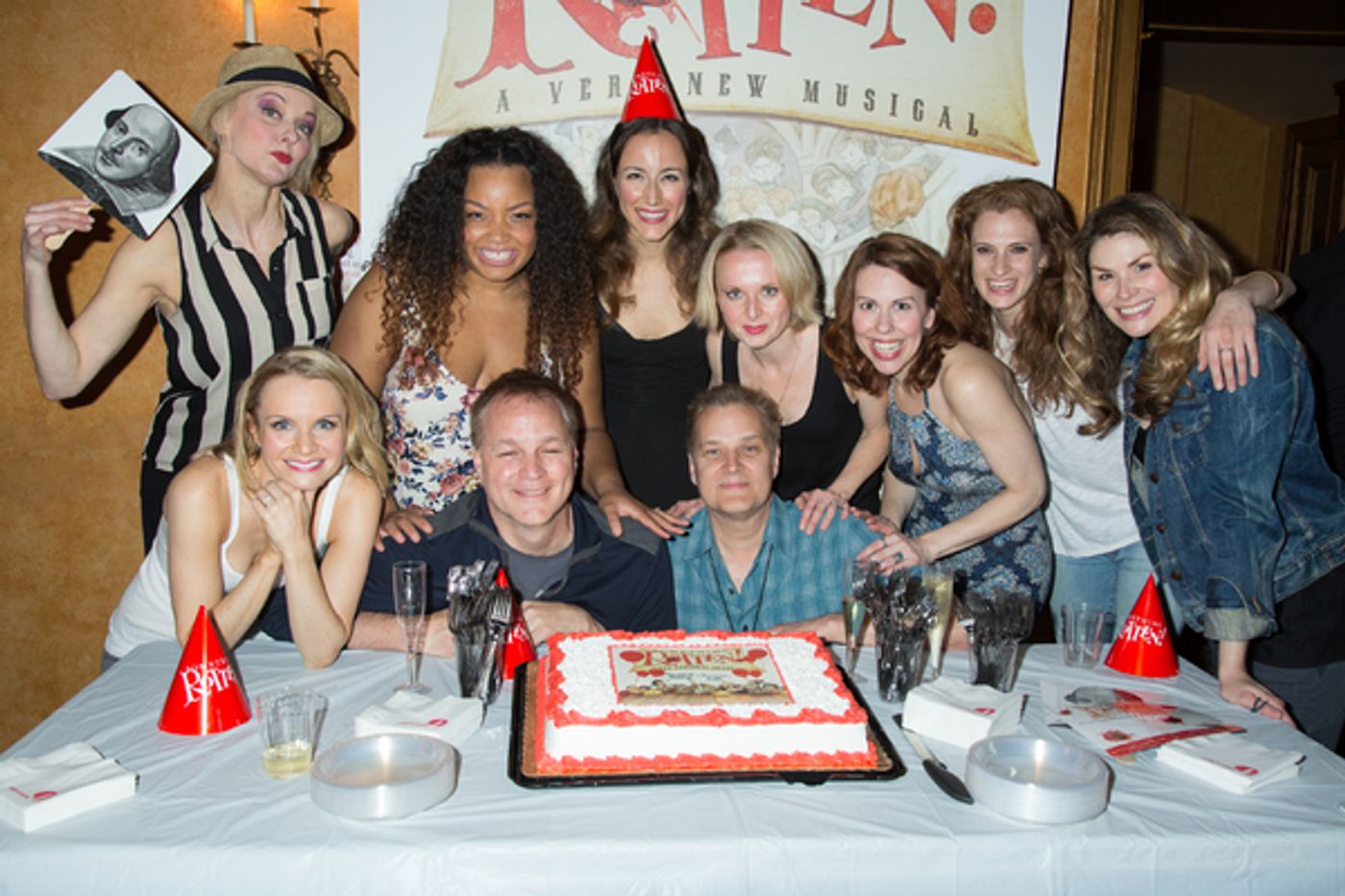 Photo Coverage: SOMETHING ROTTEN Celebrates First Year on Broadway with Shakespeare Selfie  Image