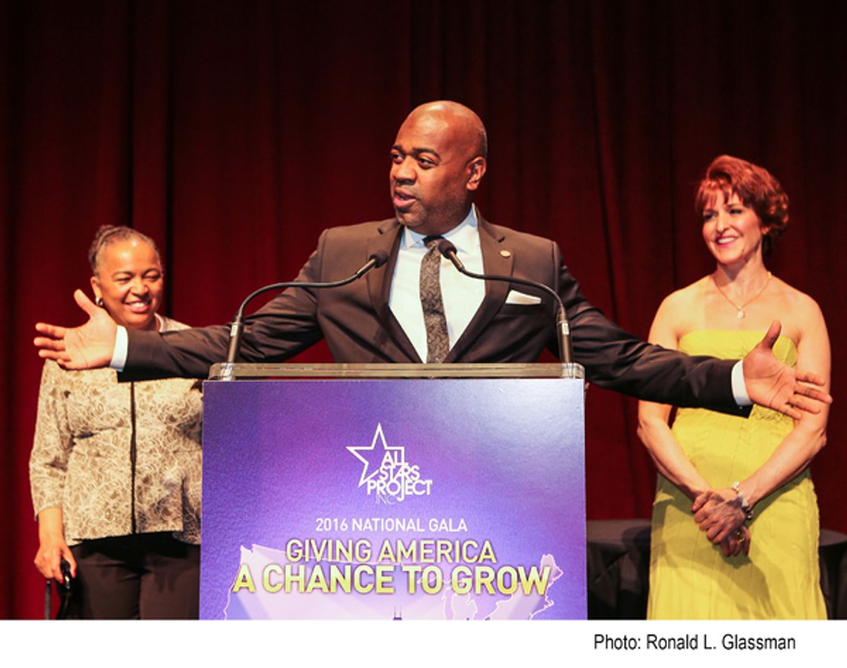 Res Baraka, Gloria Strickland at Inside All Stars Project's 2016 Annual National Gala
