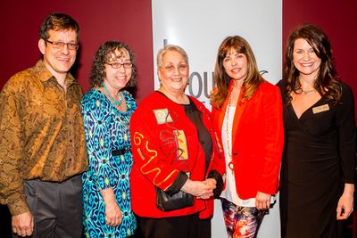 Jeffrey Solomon; Lenni Benson, Judy Sennesh, Laura Welch and Emily Weiner  Photo