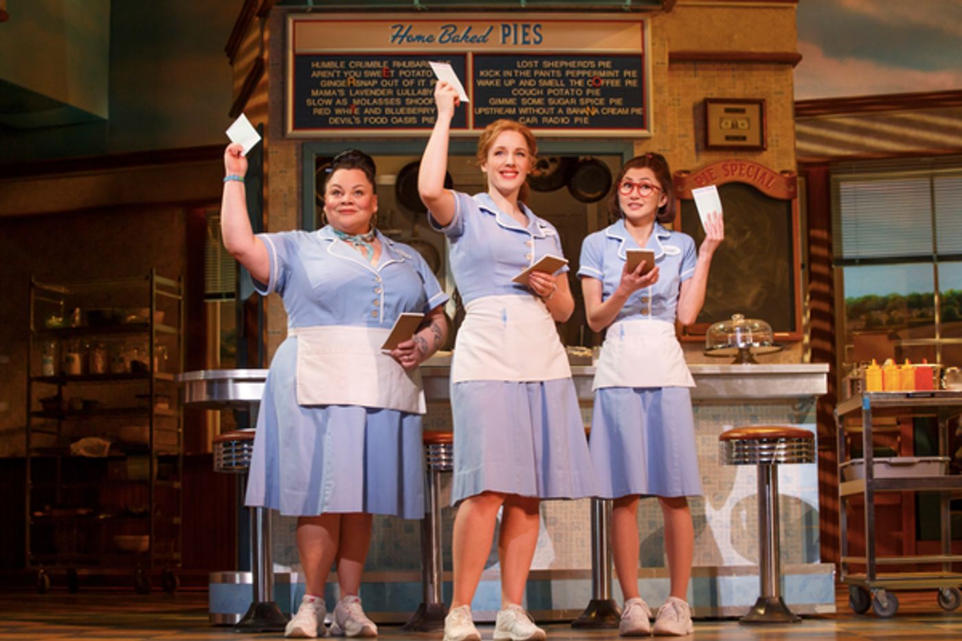 Photo Flash: New Round of Shots from Broadway's WAITRESS, Opening Tonight!  Image