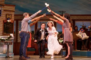 Jeremy Morse, Christopher Fitzgerald, Kimiko Glenn, and Aisha Jackson @ BroadwayWorld Jeremy Morse, Christopher Fitzgerald, Kimiko Glenn, and Aisha Jackson Photo