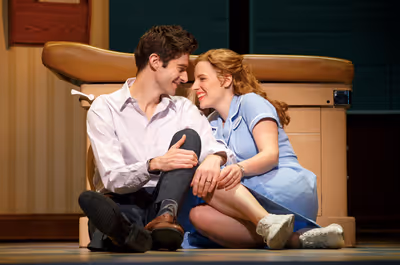 Drew Gehling and Jessie Mueller Photo