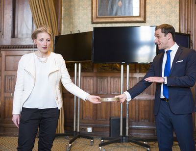 Hermione Gulliford and Tim Delap Photo