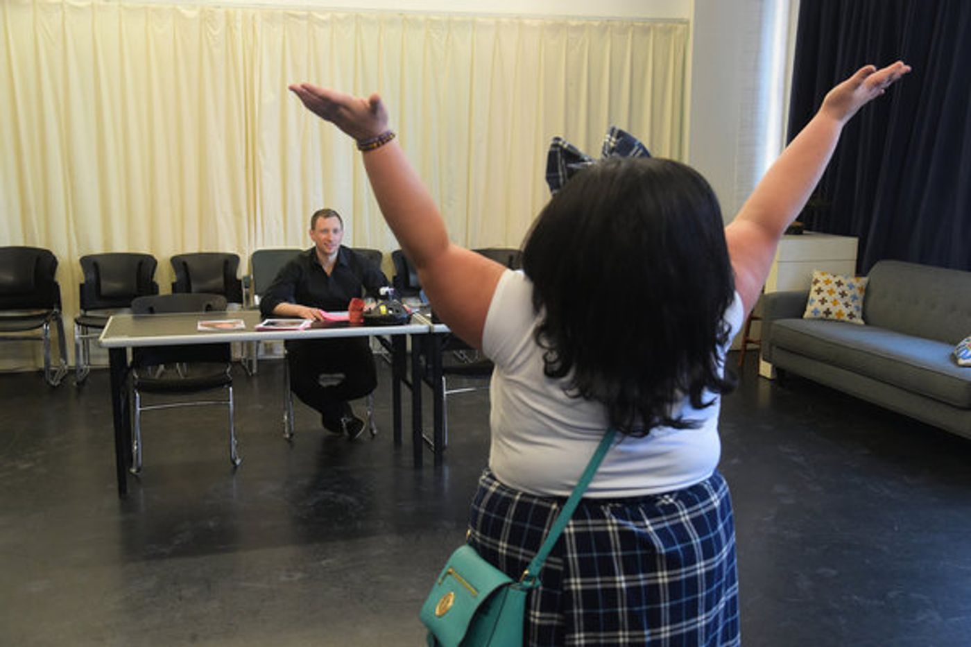 Photo Flash: Hundreds of Tracy Turnblad Hopefuls Attend Open Call for NBC's HAIRSPRAY LIVE Image