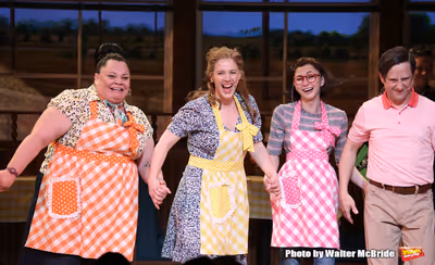 Keala Settle, Jessie Mueller, Kimiko Glenn and Christopher Fitzgerald  Photo