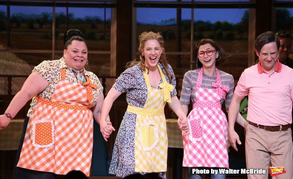 Keala Settle, Jessie Mueller, Kimiko Glenn and Christopher Fitzgerald  Photo